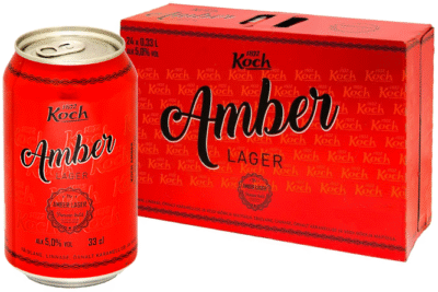 Koch Amber Lager 5% vol 33CL x 24-0