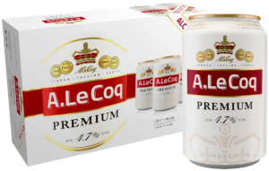 A.Le Coq Premium 4,7% vol 33CL x 24