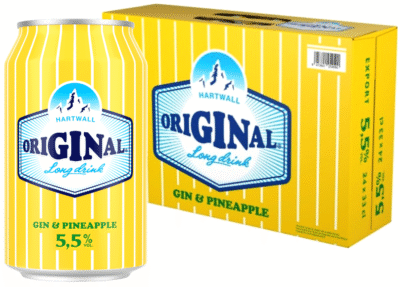 Hartwall Original Long Drink Pineapple 5,5% vol 33CL x 24