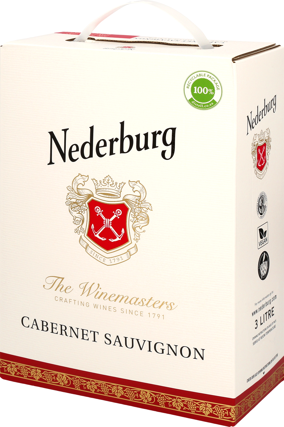 Nederburg Winemasters Cabernet Sauvignon 14% vol 300cl BIB-0