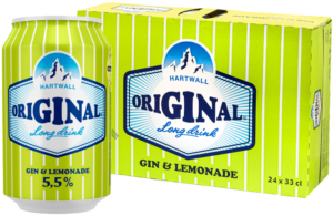Hartwall Original Long Drink Lemonade 5,5% vol 33CL x 24