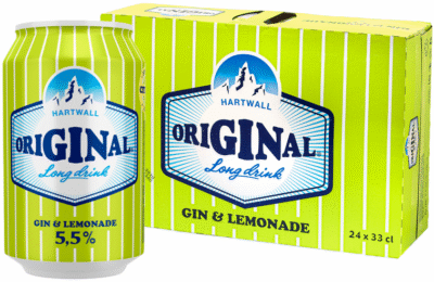 Hartwall Original Long Drink Lemonade 5,5% vol 33CL x 24