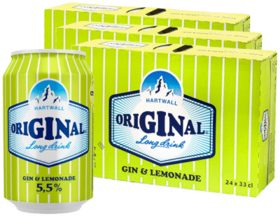 Hartwall Original Long Drink Lemonade 5,5% vol 33CL x 72-0