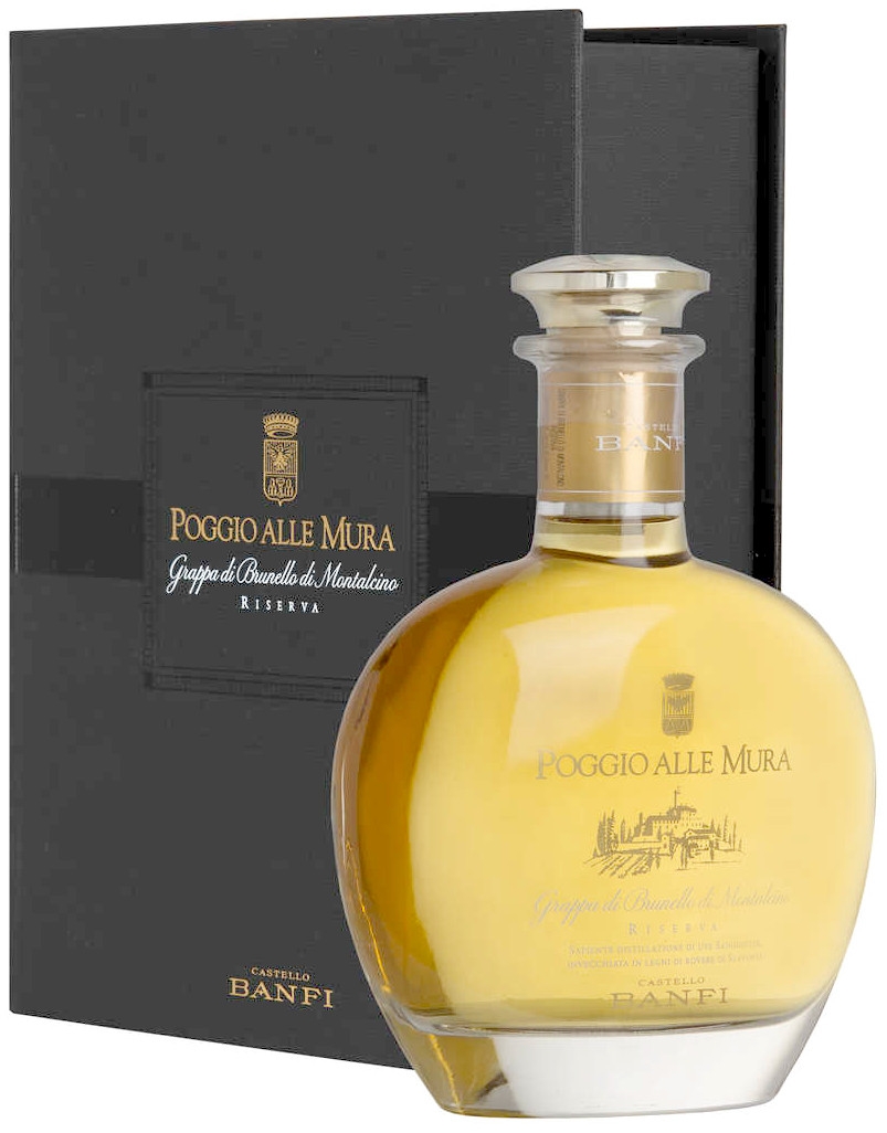 BANFI GRAPPA POGGIO ALLE MURA RISERVA 45% 50CL BOX