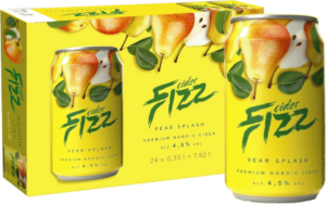 Fizz Pear Splash Cider 4,5% vol 33CL x 24