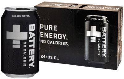 Battery No Calories Energy Drink 33CL x 24