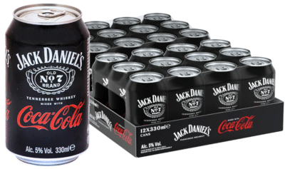 Jack Daniel´s & Coca-Cola 5% vol 33cl x 24