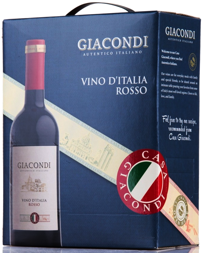 Giacondi Vino D’Italia Rosso 12,5% vol 300cl BIB