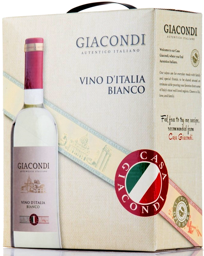 Giacondi Vino D'Italia Bianco 11,5% vol 300cl BIB-0