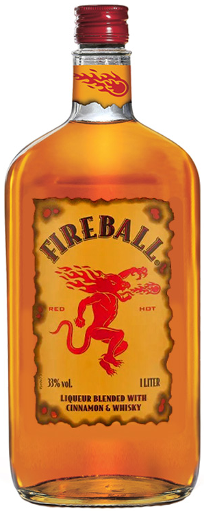 Fireball Cinnamon & Whisky 33% vol 100cl
