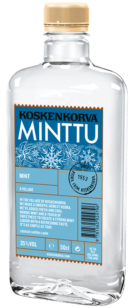 Koskenkorva Minttu 35% vol 50cl PET-0