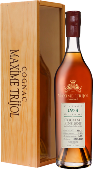 Maxime Trijol Fins Bois Vintage 1974 40% vol BOX 70CL