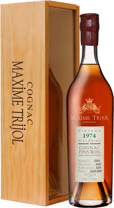 Maxime Trijol Fins Bois Vintage 1974 40% vol BOX 70CL