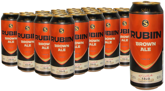 Saku Rubiin Brown Ale 5.5% vol 50cl x 24-0