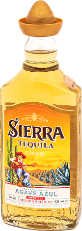 Tequila Sierra Reposado 38% vol 100cl