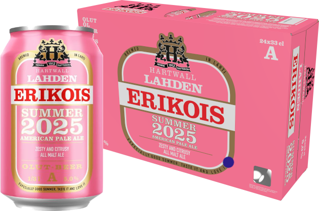 Hartwall Lahden Erikois Summer 2025 5% vol 33CL x 24-0