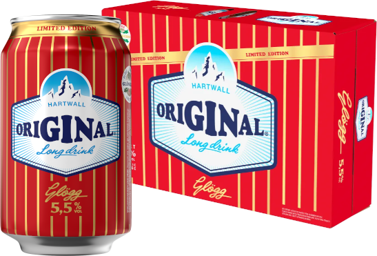 Hartwall Original Long Drink Glögg 5,5% vol 33CL x 24