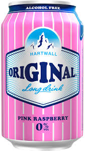 Hartwall Original Long Drink Zero Pink Rasberry 33CL x 24