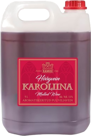 KAROLIINA Hõõgvein 11% vol 500cl kanister