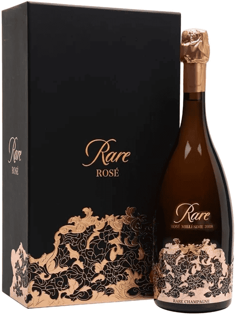 RARE CHAMPAGNE ROSE 2008 12% vol 75CL BOX
