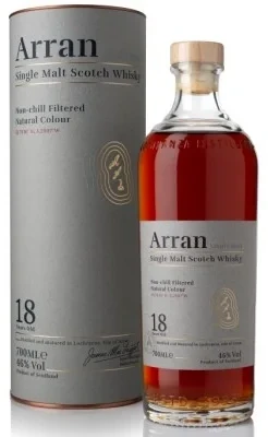 ARRAN 18YO SINGLE MALT SCOTCH WHISKY TUUBIS 46% 70CL