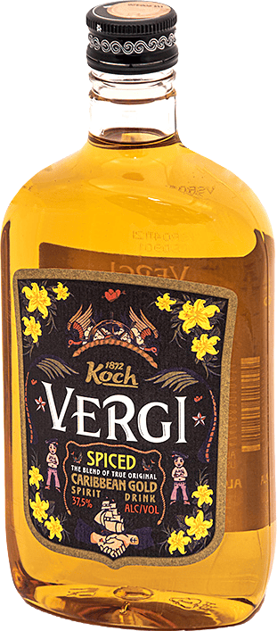 Vergi Spiced Gold Rum 37,5% 50cl PET