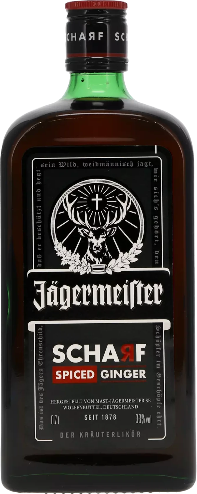 JÄGERMEISTER Scharf 33% vol 70cl