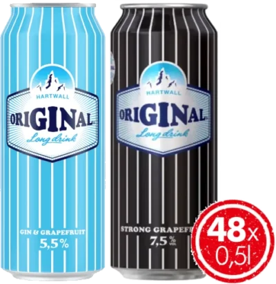 Hartwall Original Long Drink Mixed Pack 50CL x 48