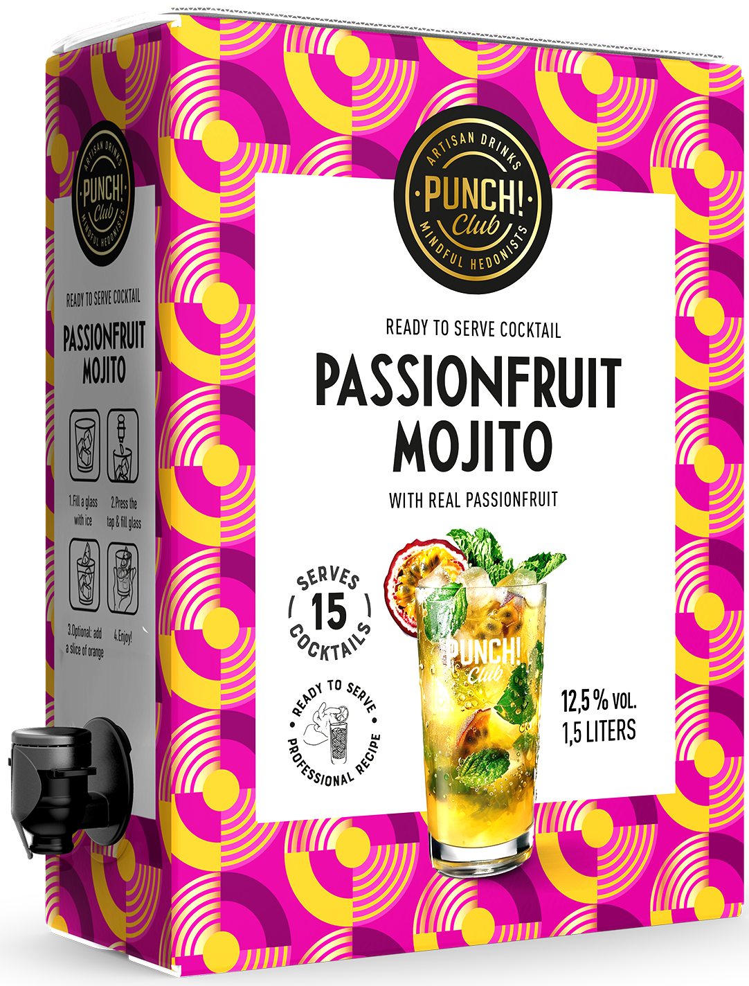 Punch Club Passionfruit Mojito 12,5% vol 150cl BIB