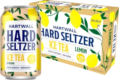 Hartwall Hard Seltzer Ice Tea Lemon 4,5% vol 33CL x 24