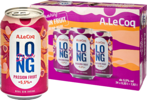 A.Le Coq Passionfruit Real Gin Inside 5,5% vol 33CL x 24