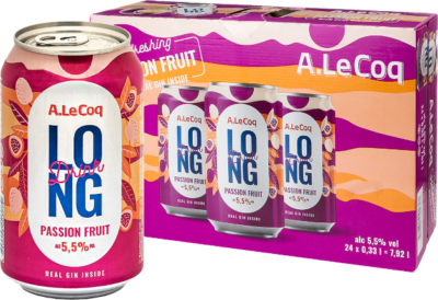 A.Le Coq Passionfruit Real Gin Inside 5,5% vol 33CL x 24