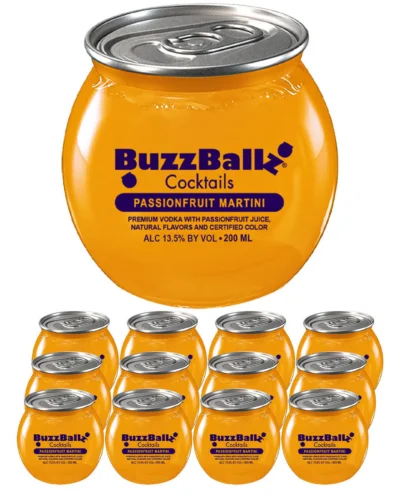 Buzzballz Passionfruit Martini 13,5% 20cl x 12