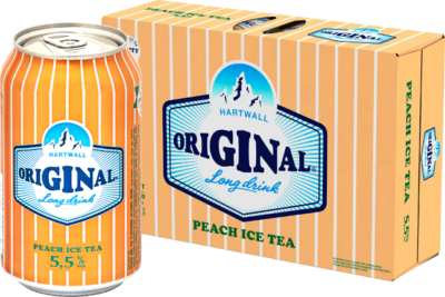 Hartwall Long Drink Peach Ice Tea 5,5% vol 33CL x 24