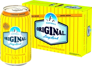 Hartwall Original Long Drink Summer Mandarin 5,5% vol 33cl x 24