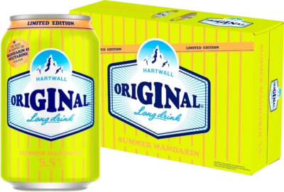 Hartwall Original Long Drink Summer Mandarin 5,5% vol 33CL x 24