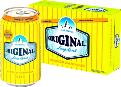 Hartwall Original Long Drink Summer Mandarin 5,5% vol 33cl x 24