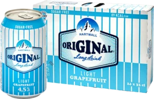 Hartwall Long Drink Light Grapefruit 4,5% 33cl x 24