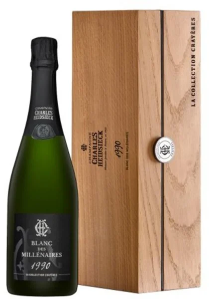 CHARLES HEIDSIECK BLANC DES MILLENAIRES 1990 12% 75CL W.BOX