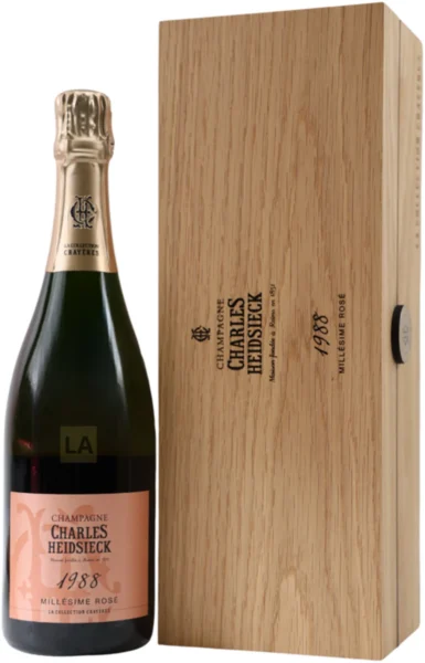 CHARLES HEIDSIECK ROSE MILLESIME 1988 12% 75CL W.BOX
