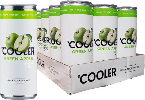 Cooler Green Apple 4% vol 25cl x 12