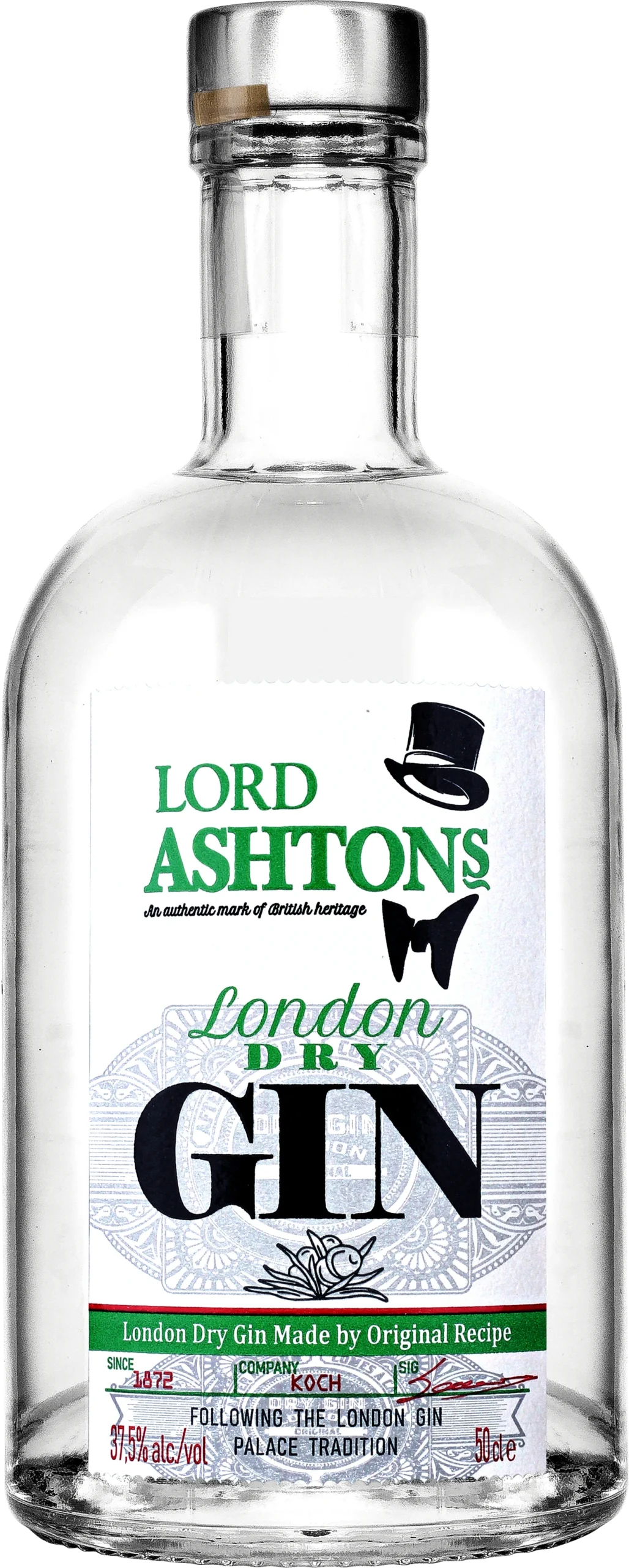 Lord Ashtons London Dry Gin 37,5% 50cl