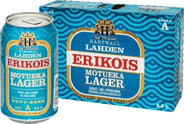 Hartwall Lahden Erikois Motueka Lager 5,2% vol 33cl x 24