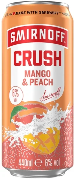 Smirnoff Crush Mango & Peach 6% vol 44cl x 12