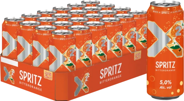 Spritz X2 Bitterorange 5% vol 50cl x 24