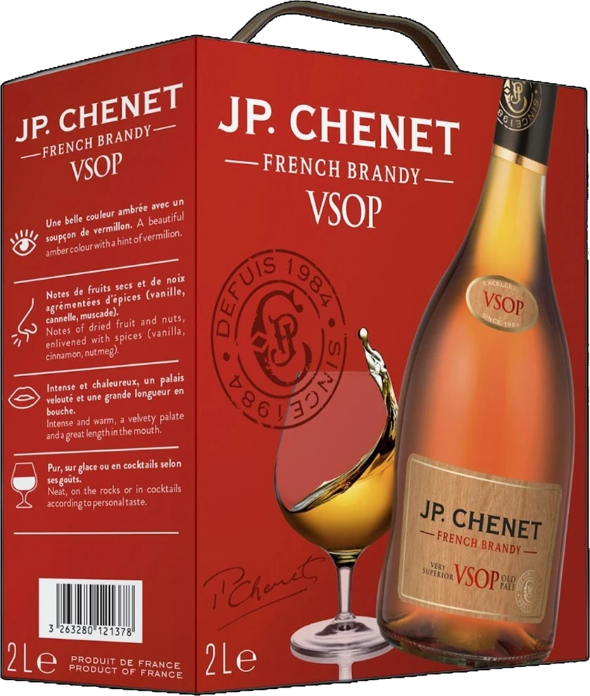 J.P.Chenet French Brandy VSOP 36% vol 200CL BIB